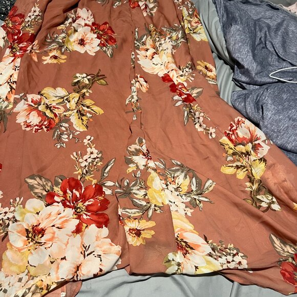 Windsor Floral Chiffon Skirt size xl - Picture 4 of 10